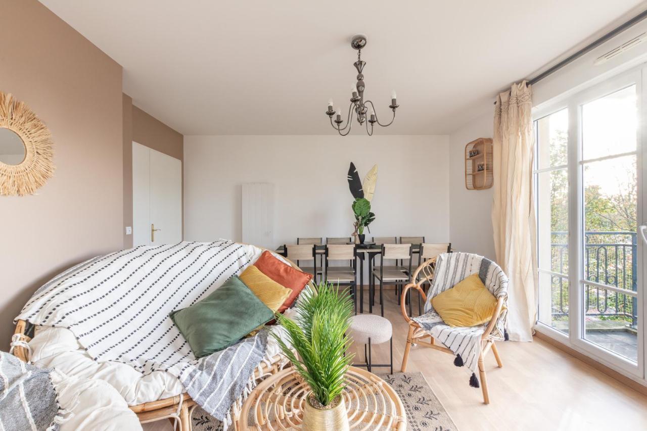Luxe Flat For 7 - Fairytale Factory Lägenhet Bussy-Saint-Georges Exteriör bild